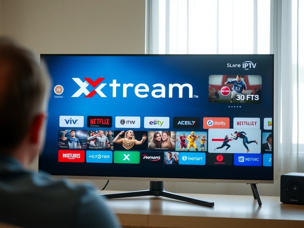 Xtream IPTV interface