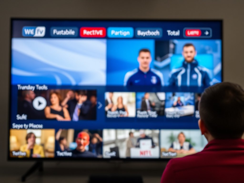 Xtream IPTV interface